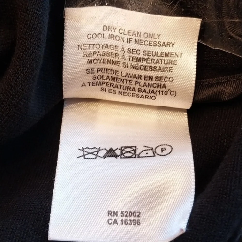 Liz Claiborne New York Vintage‎ Double Breasted Blazer Jacket Black Size Medium